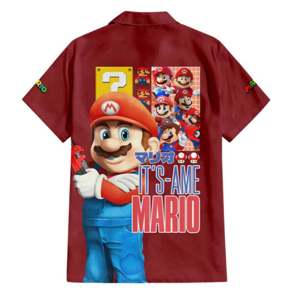 Mario Bros Mario Bros Hawaiian Shirt Anime Mix 3D Game 2.jpg