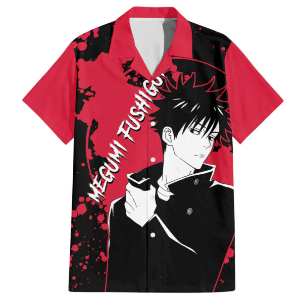Megumi Fushiguro Jujutsu Kaisen Hawaiian Shirt Manga Style Art 1.jpg
