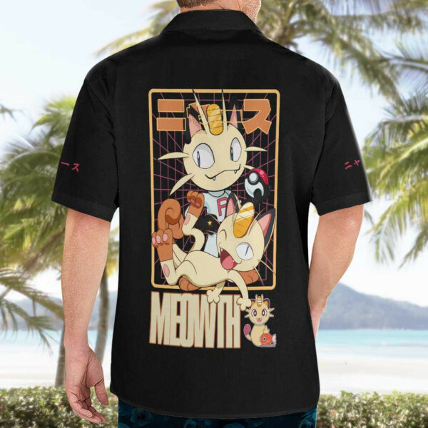 Meowth Poke Hawaiian Shirt Anime 4.jpg