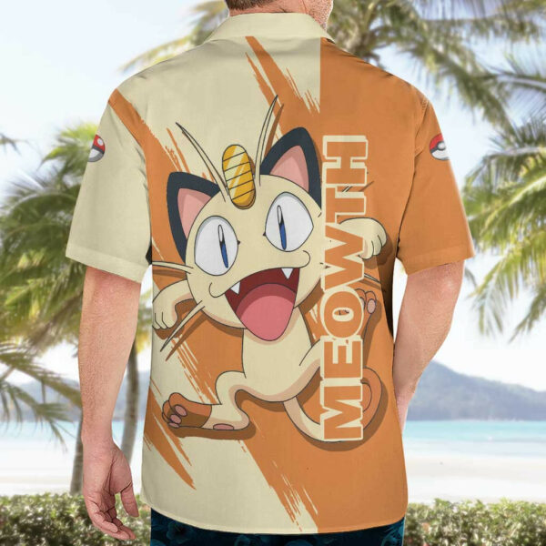 Meowth Pokemon Hawaiian Shirt Anime 4.jpg