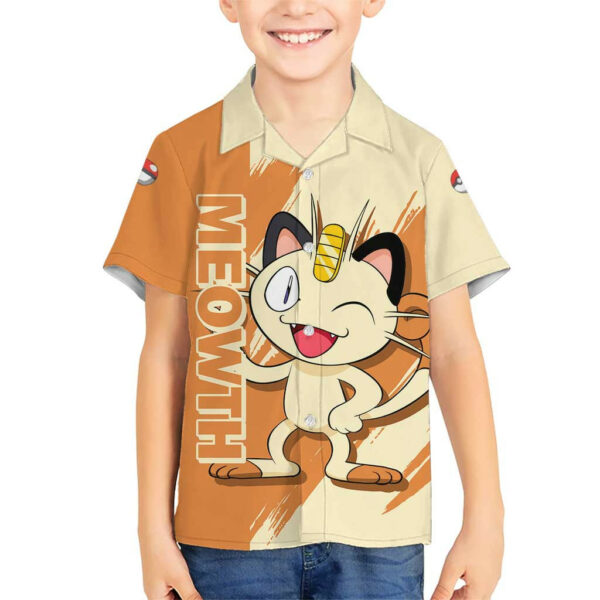 Meowth Pokemon Hawaiian Shirt Anime 5.jpg