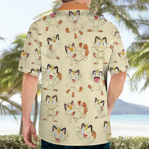 Meowth Pokemon Hawaiian Shirt Pattern 4.jpg