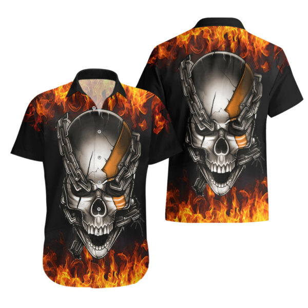 Metal Skull Hawaiian Shirt Infernal Chains in Fiery Abyss 3.jpg