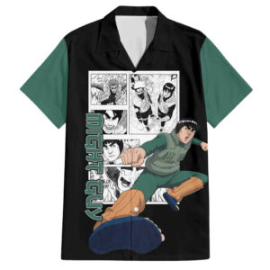 Might Guy Naruto Hawaiian Shirt Anime Mix Manga 1.jpg