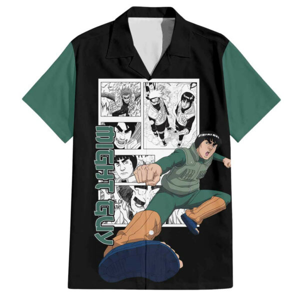 Might Guy Naruto Hawaiian Shirt Anime Mix Manga 1.jpg