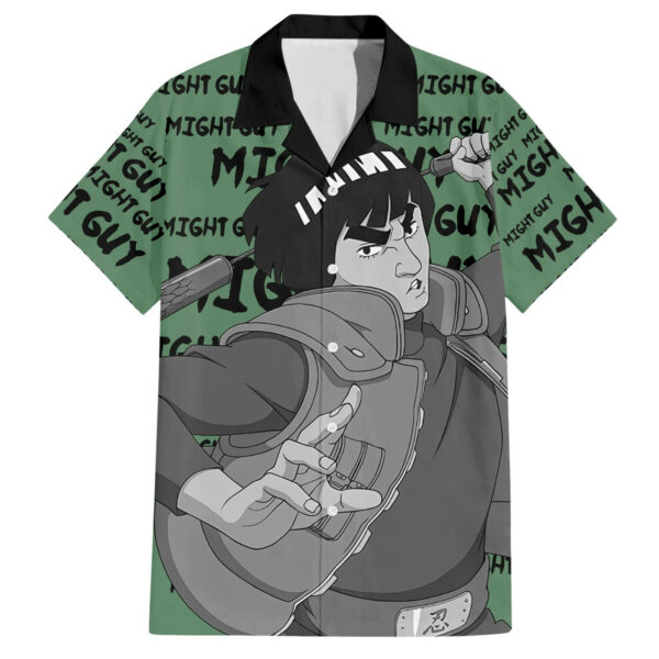 Might Guy Style Manga Hawaiian Shirt 1.jpg