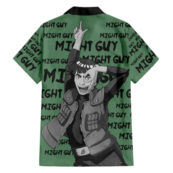 Might Guy Style Manga Hawaiian Shirt 2.jpg