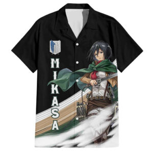Mikasa Ackerman Attack On Titan Hawaiian Shirt Anime 1.jpg