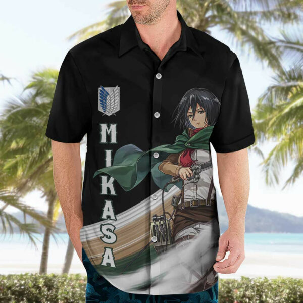 Mikasa Ackerman Attack On Titan Hawaiian Shirt Anime 3.jpg