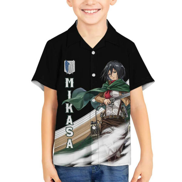 Mikasa Ackerman Attack On Titan Hawaiian Shirt Anime 5.jpg