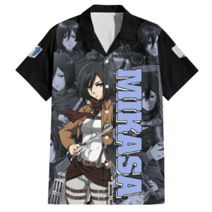 Mikasa Ackerman Attack On Tittan Hawaiian Shirt Anime Mix Manga 1.jpg