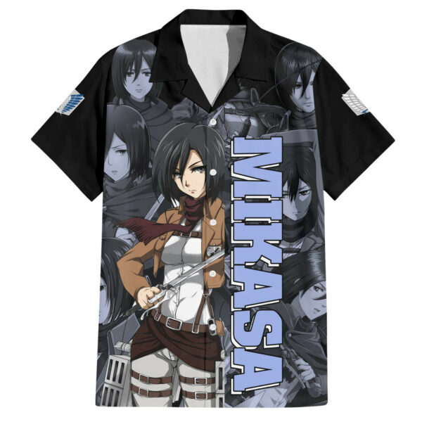 Mikasa Ackerman Attack On Tittan Hawaiian Shirt Anime Mix Manga 1.jpg