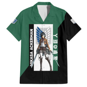 Mikasa Ackerman Hawaiian Shirt 1.jpg