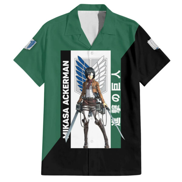 Mikasa Ackerman Hawaiian Shirt 1.jpg