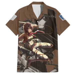 Mikasa Ackerman Hawaiian Shirt Attack On Tittan 1.jpg