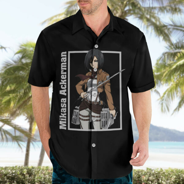 Mikasa Ackerman Hawaiian Shirt Attack On Tittan Anime 3.jpg