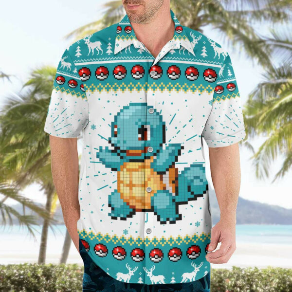 Mimikyu Pokemon Hawaiian Shirt Anime Pixel Christma Pattern 3.jpg