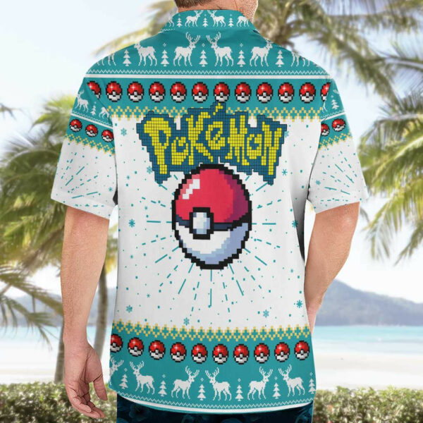 Mimikyu Pokemon Hawaiian Shirt Anime Pixel Christma Pattern 4.jpg