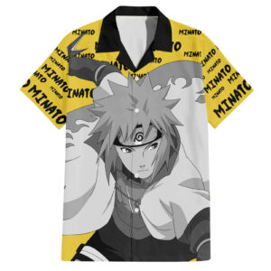 Minato Namikaze Anime Style Manga Hawaiian Shirt 1.jpg