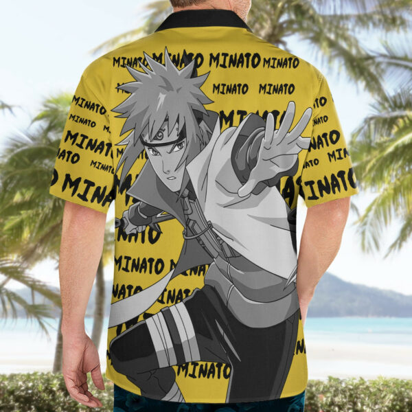 Minato Namikaze Anime Style Manga Hawaiian Shirt 4.jpg