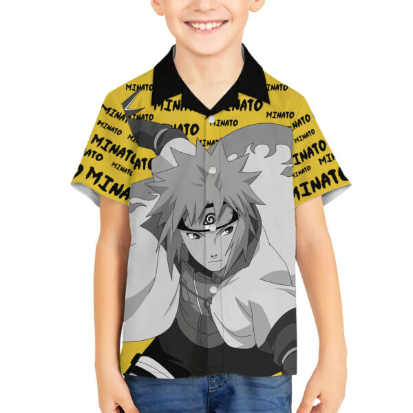 Minato Namikaze Anime Style Manga Hawaiian Shirt 5.jpg