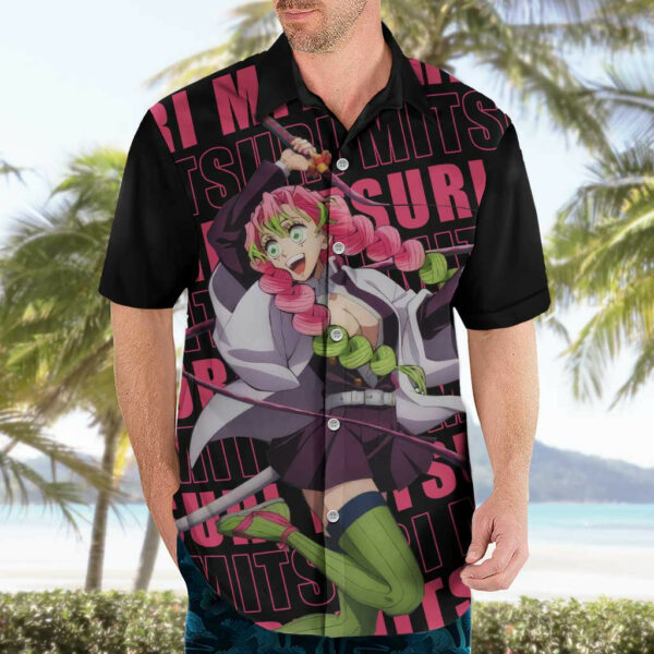Mitsuri Kanroji Demon Slayer Hawaiian Shirt Anime 3.jpg