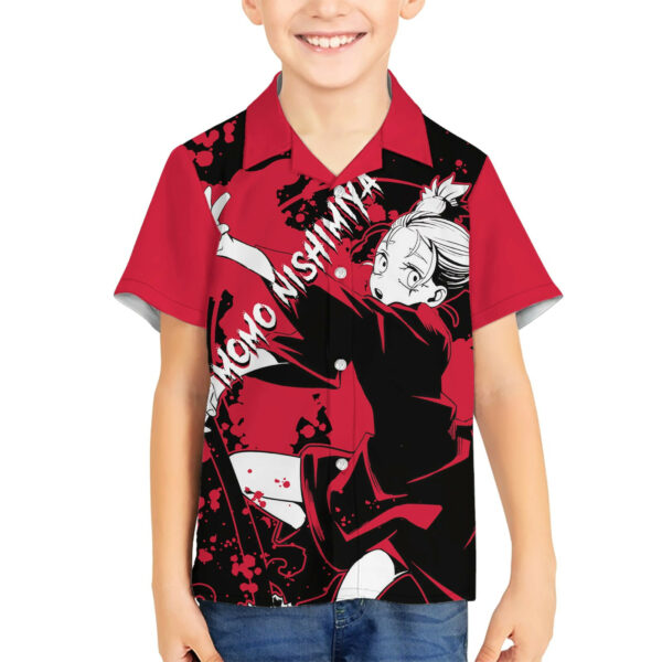 Momo Nishimiya Jujutsu Kaisen Hawaiian Shirt Manga Style Art 5.jpg