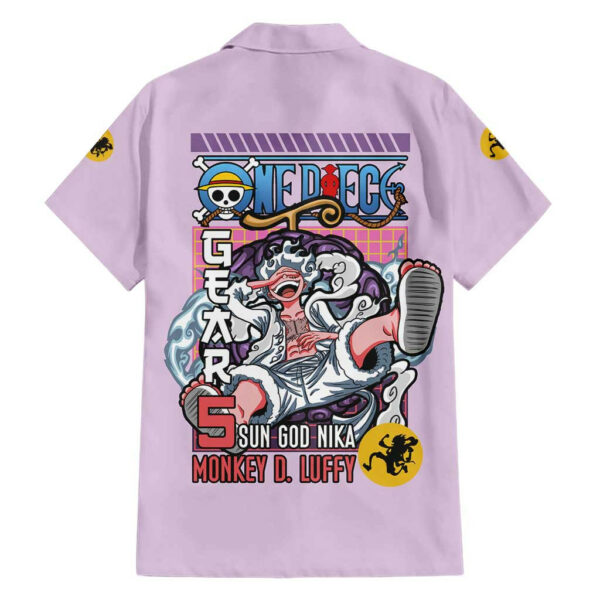 Monkey D Luffy Gear 5 And Demon Fruit Nika One Piece Hawaiian Shirt Anime 2.jpg