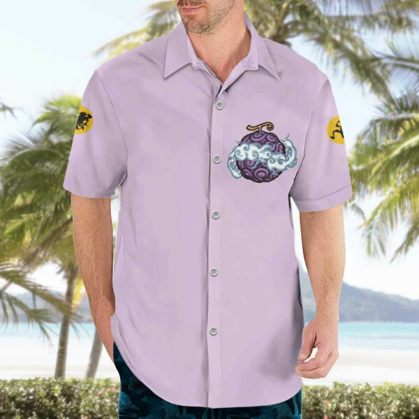 Monkey D Luffy Gear 5 And Demon Fruit Nika One Piece Hawaiian Shirt Anime 3.jpg