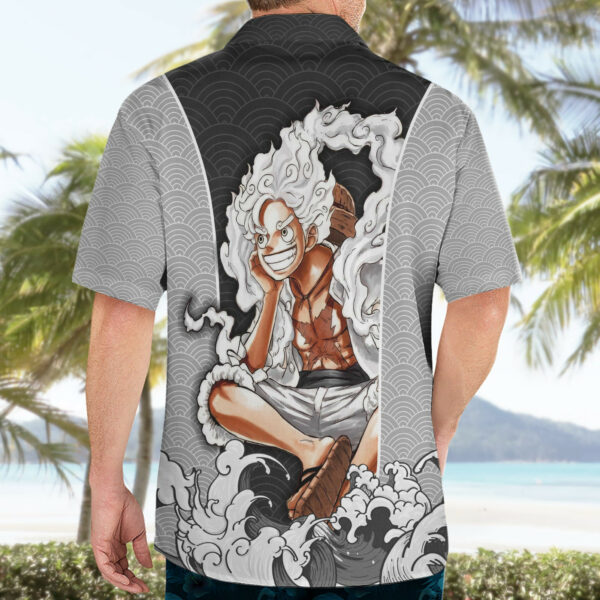 Monkey D Luffy Nika Gear 5 One Piece Hawaiian Shirt Japan Anime 4.jpg