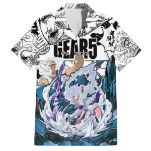 Monkey D Luffy Nika Sun God Hawaiian Shirt Anime Mix Manga 1.jpg