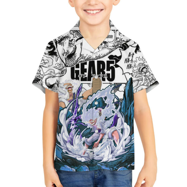 Monkey D Luffy Nika Sun God Hawaiian Shirt Anime Mix Manga 5.jpg