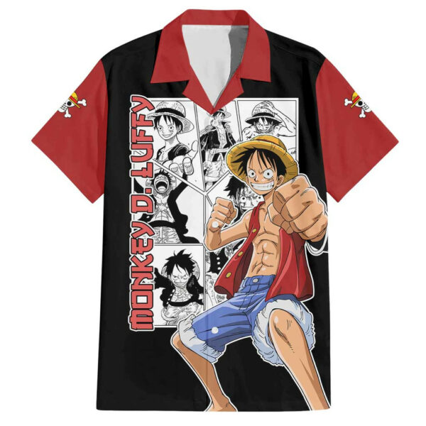 Monkey D Luffy One Piece Hawaiian Shirt Anime Mix Manga 1.jpg