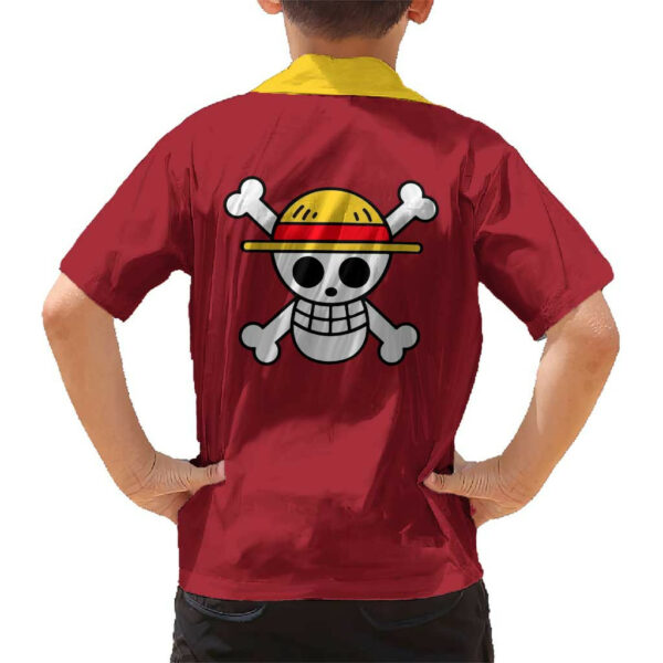 Monkey D Luffy One Piece Hawaiian Shirt Anime Uniform 6.jpg