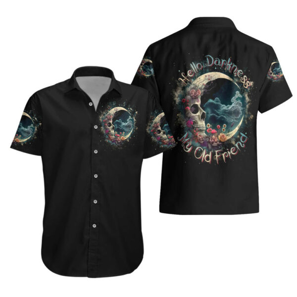 Moon Skull Hawaiian Shirt Hello Darkness My Old Friend Moon 3.jpg