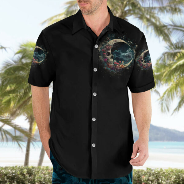 Moon Skull Hawaiian Shirt Hello Darkness My Old Friend Moon 4.jpg