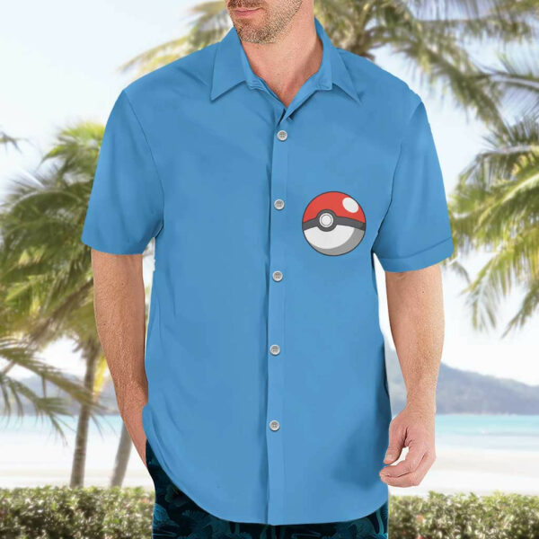 Mudkip Pokemon Hawaiian Shirt Anime 3.jpg