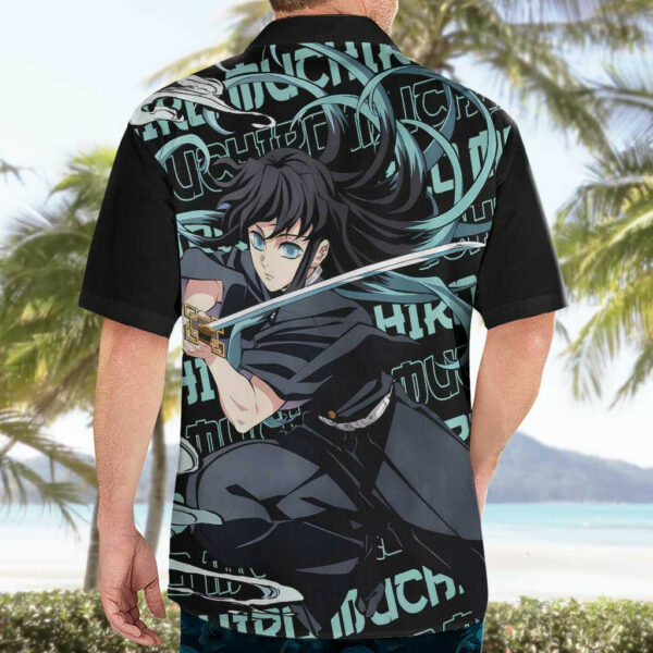 Muichiro Tokito Demon Slayer Hawaiian Shirt Anime Mix Pattern 4.jpg