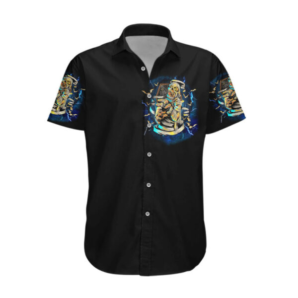 Mummy Skull Hawaiian Shirt Im Going To Hell to Pick You Up 2.jpg
