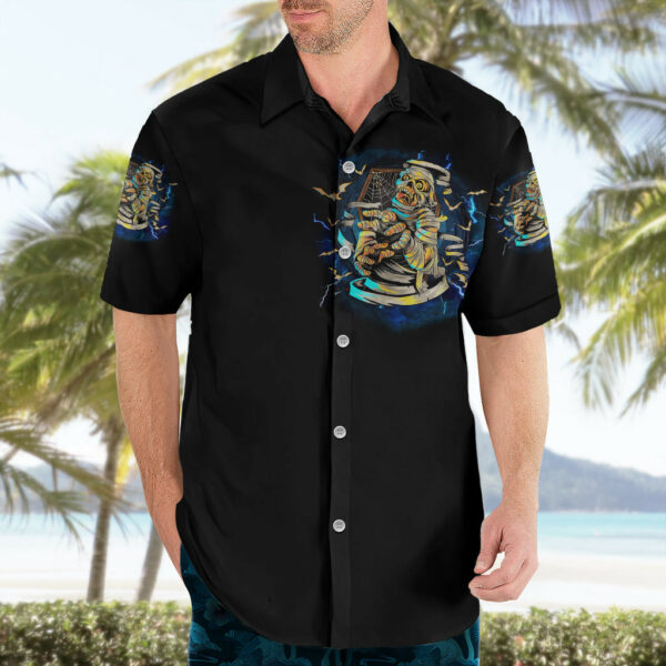 Mummy Skull Hawaiian Shirt Im Going To Hell to Pick You Up 4.jpg