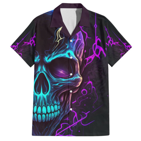 Music Is My Only Friend Skull Hawaiian Shirt 2.jpg
