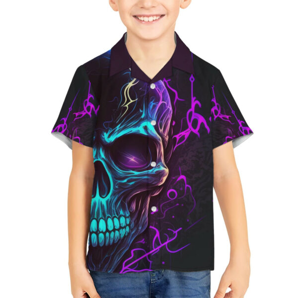 Music Is My Only Friend Skull Hawaiian Shirt 5.jpg