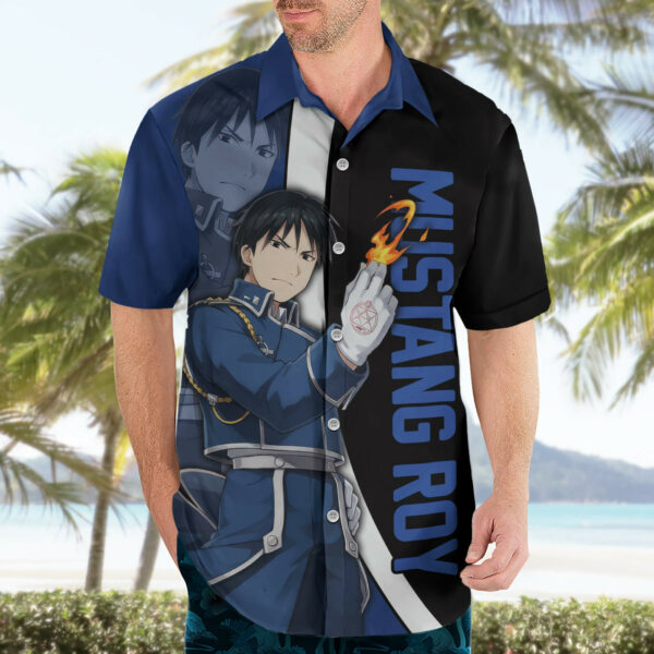 Mustang Roy Fullmetal Alchemist Hawaiian Shirt Anime 3.jpg