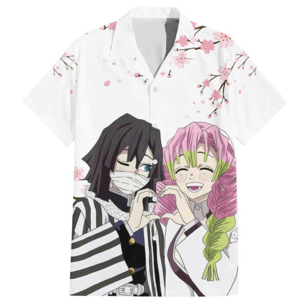 Mutsuri And Obanai Demon Slayer Hawaiian Shirt Anime 1.jpg