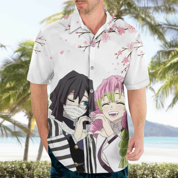 Mutsuri And Obanai Demon Slayer Hawaiian Shirt Anime 3.jpg