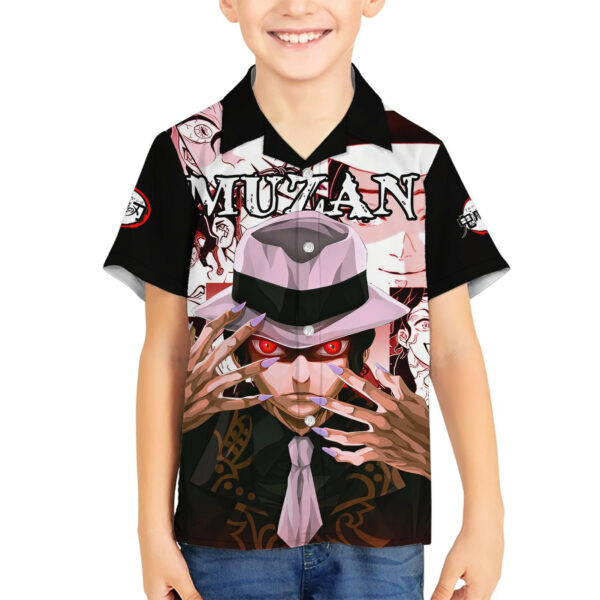 Muzan Kibutsuji Demon Slayer Hawaiian Shirt Anime Mix Manga 5.jpg