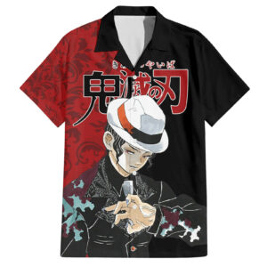 Muzan Kibutsuji Hawaiian Shirt Demon Slayer Anime 1.jpg