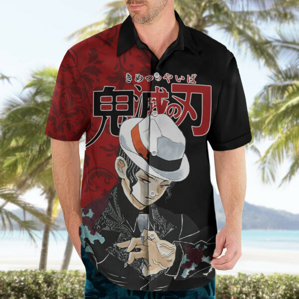 Muzan Kibutsuji Hawaiian Shirt Demon Slayer Anime 3.jpg