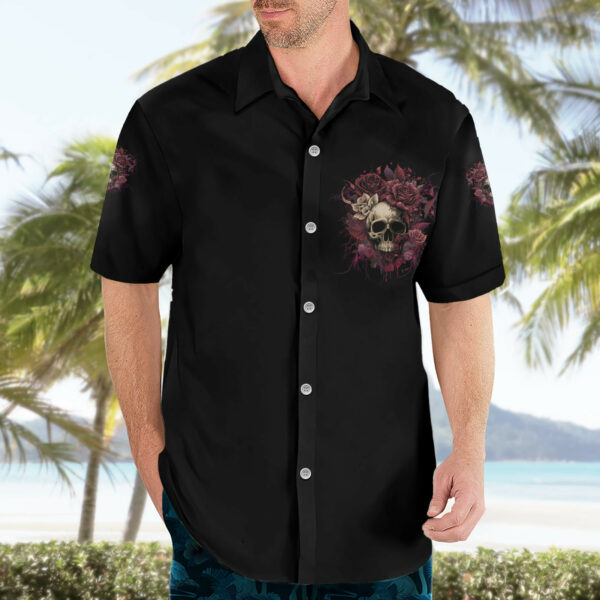 My Give A F Rose Skull Hawaiian Shirt 3.jpg