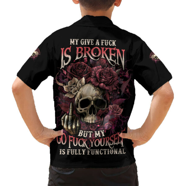 My Give A F Rose Skull Hawaiian Shirt 6.jpg